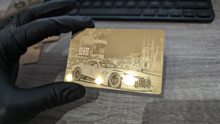 24K Mirror Gold Custom Car