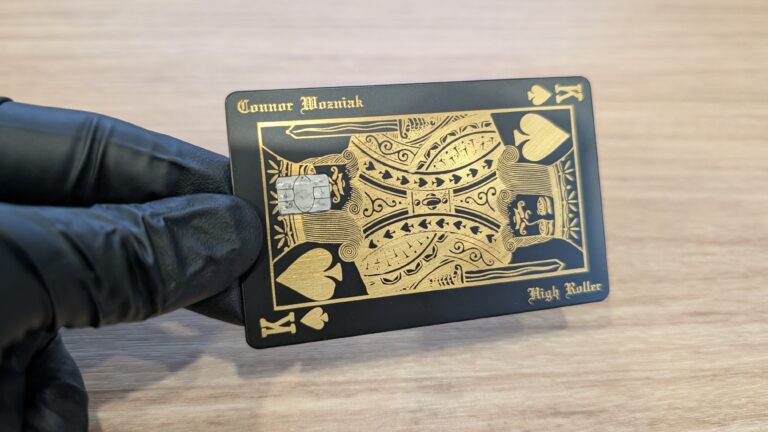 Black & Gold King of Spades