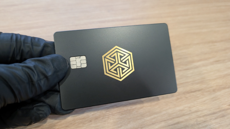 Custom Black & Gold Card