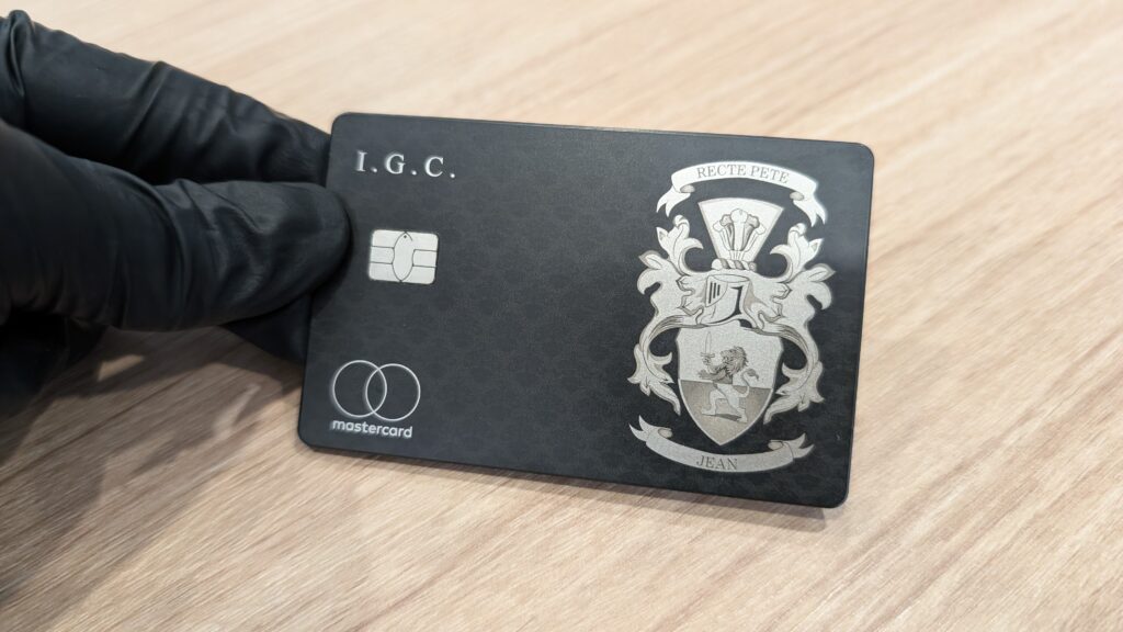 Custom Matte Black Card