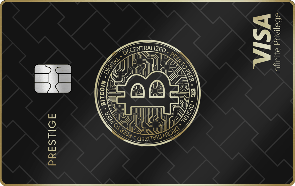 Bitcoin Prestige Metal Credit Card
